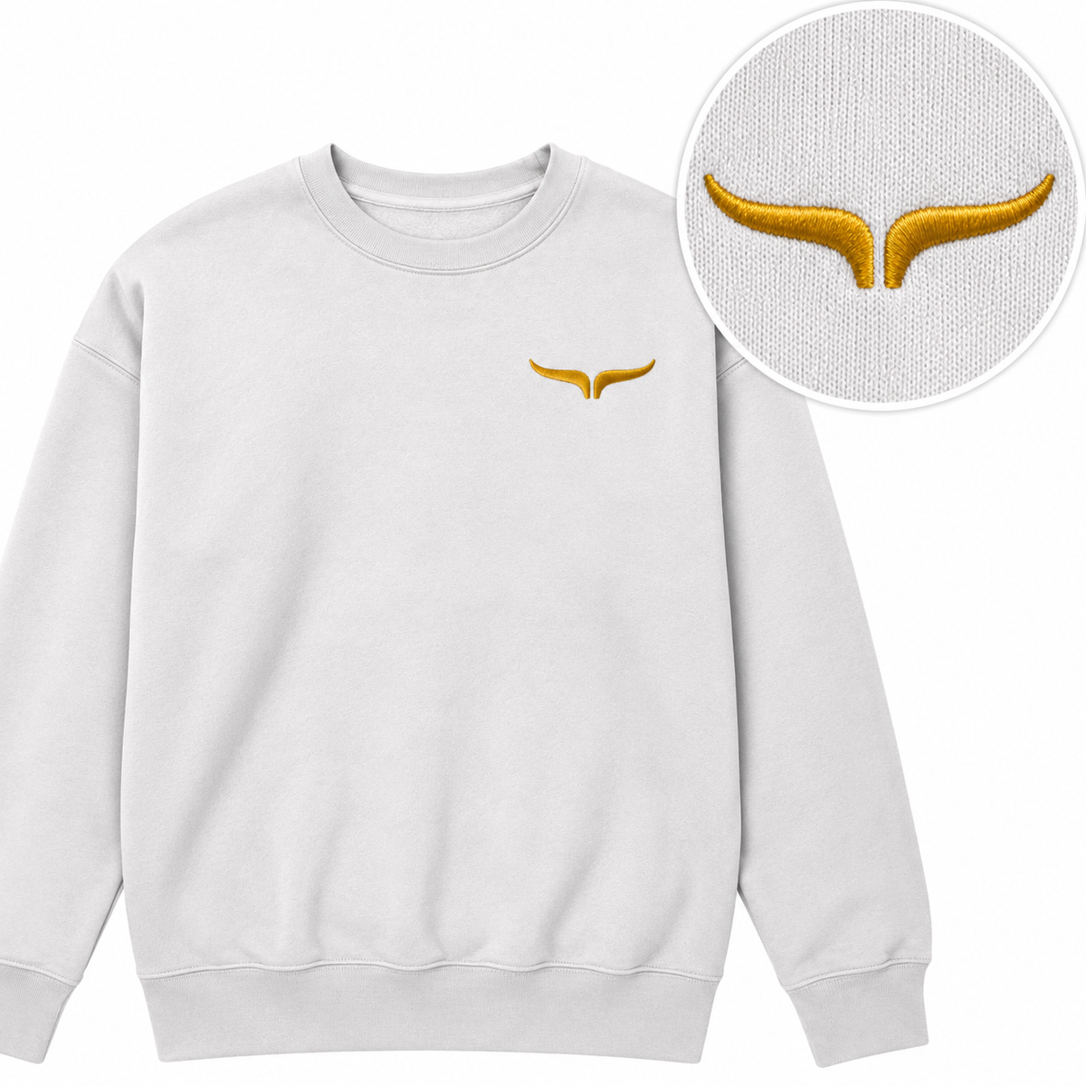 West-Ly Signature Crew | blanc
